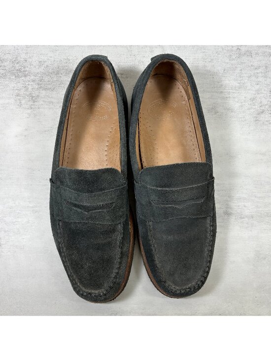 Brooks Brothers Suede Leather Crepe Soles Penny Loafers - Men\'s Size 10 - Green main image 8